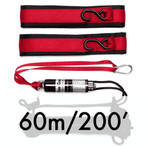 Speed Trainer 60m (200') with Two Waist Harnesses | EXER-GENIE